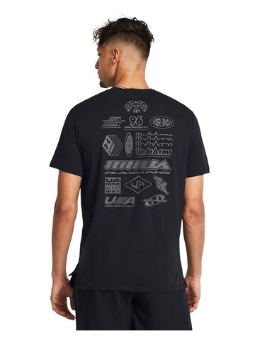 UNDER ARMOUR Funktionsshirt 'Launch' in Schwarz: predná strana