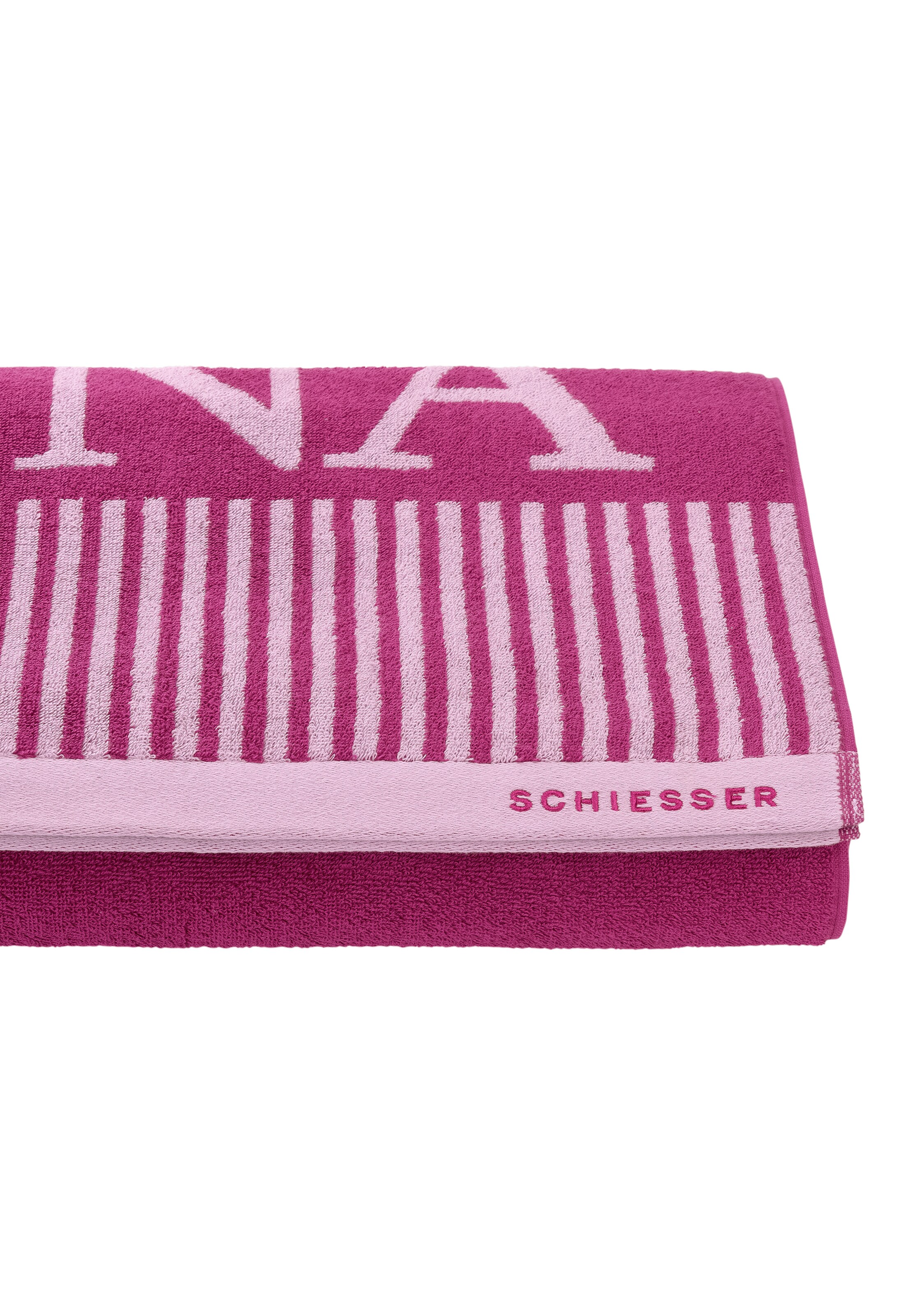 SCHIESSER Handdoek 'Rom' in Roze