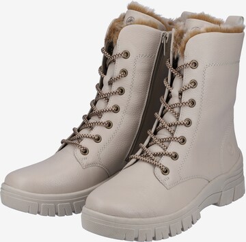 REMONTE Lace-Up Boots 'D0E72' in Beige