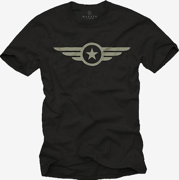 MAKAYA Shirt in Black: front