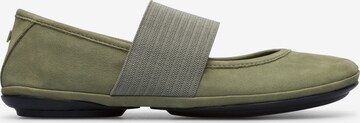 CAMPER Ballet Flats with Strap 'Right Nina' in Green