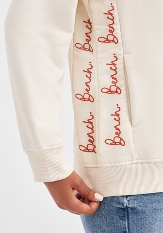 BENCH Sweatjacke in Beige