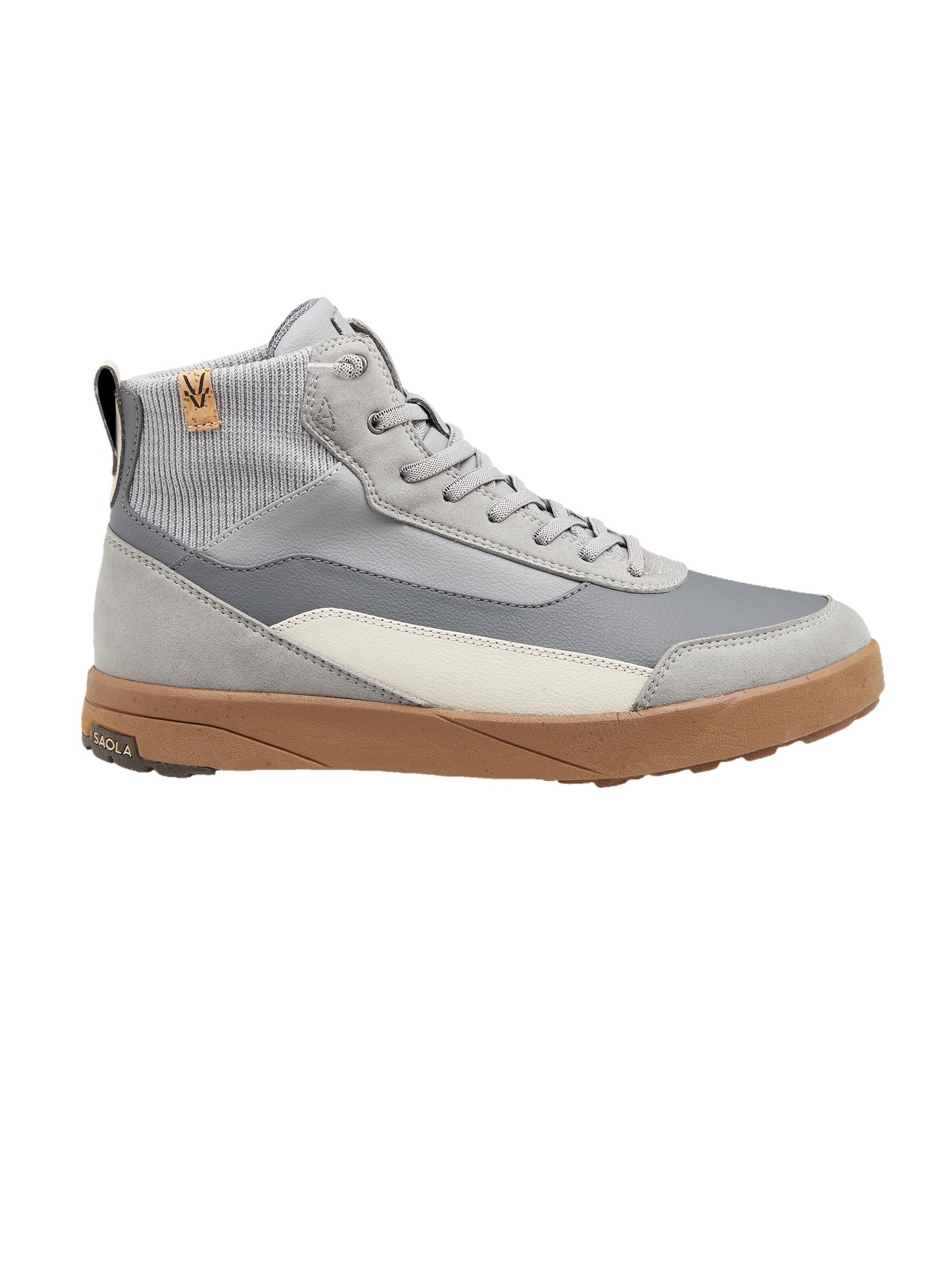 SAOLA Sneaker high 'Quito Mid Waterproof M Grey'‌‌‌‌‌‌‌ in Grau: Vorderseite