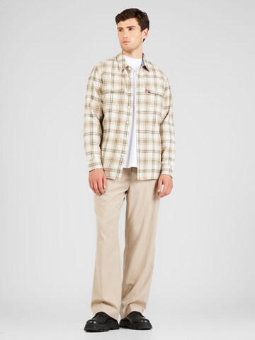 LEVI'S ® Regular fit Button Up Shirt 'Classic Worker Workwear' in Beige