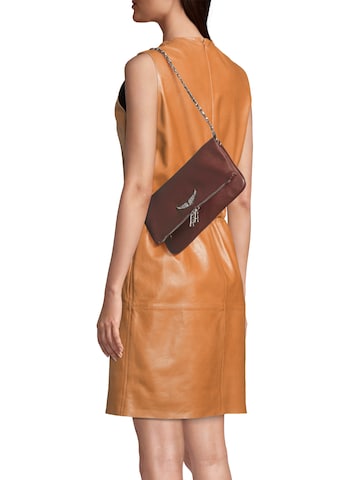 Zadig & Voltaire - Clutches 'ROCK' em vermelho: frente