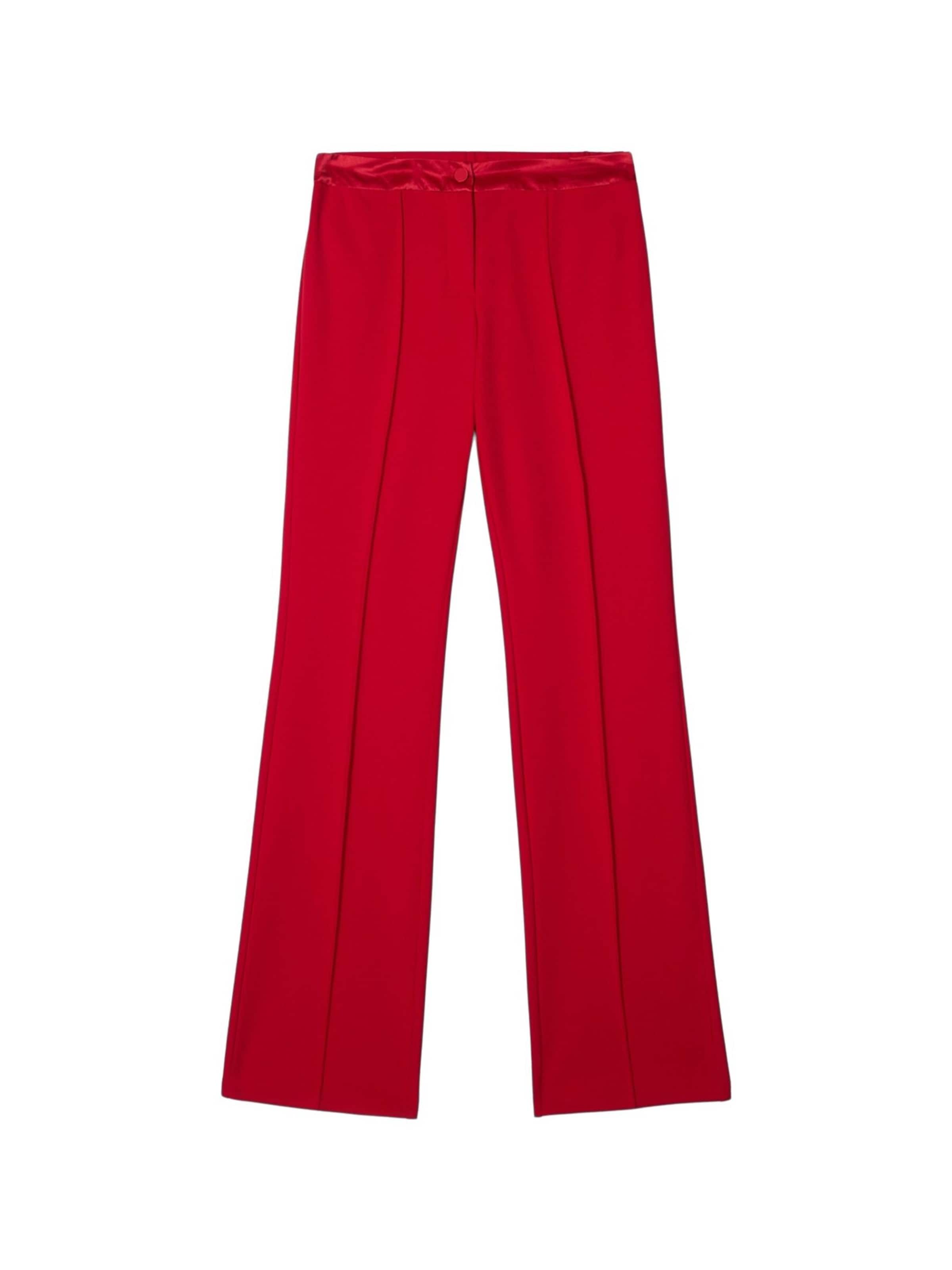 évasé Pantalon oltre en rouge : devant