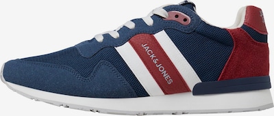 JACK & JONES Sneaker 'Stellar' in dunkelblau / rot / weiß, Produktansicht