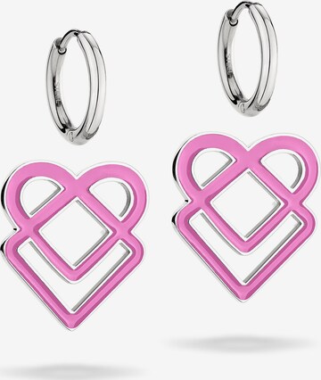 Boucles d'oreilles Liebeskind Berlin en rose