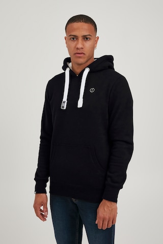 !Solid Sweatshirt 'BennHood Pile' in Zwart: voorkant