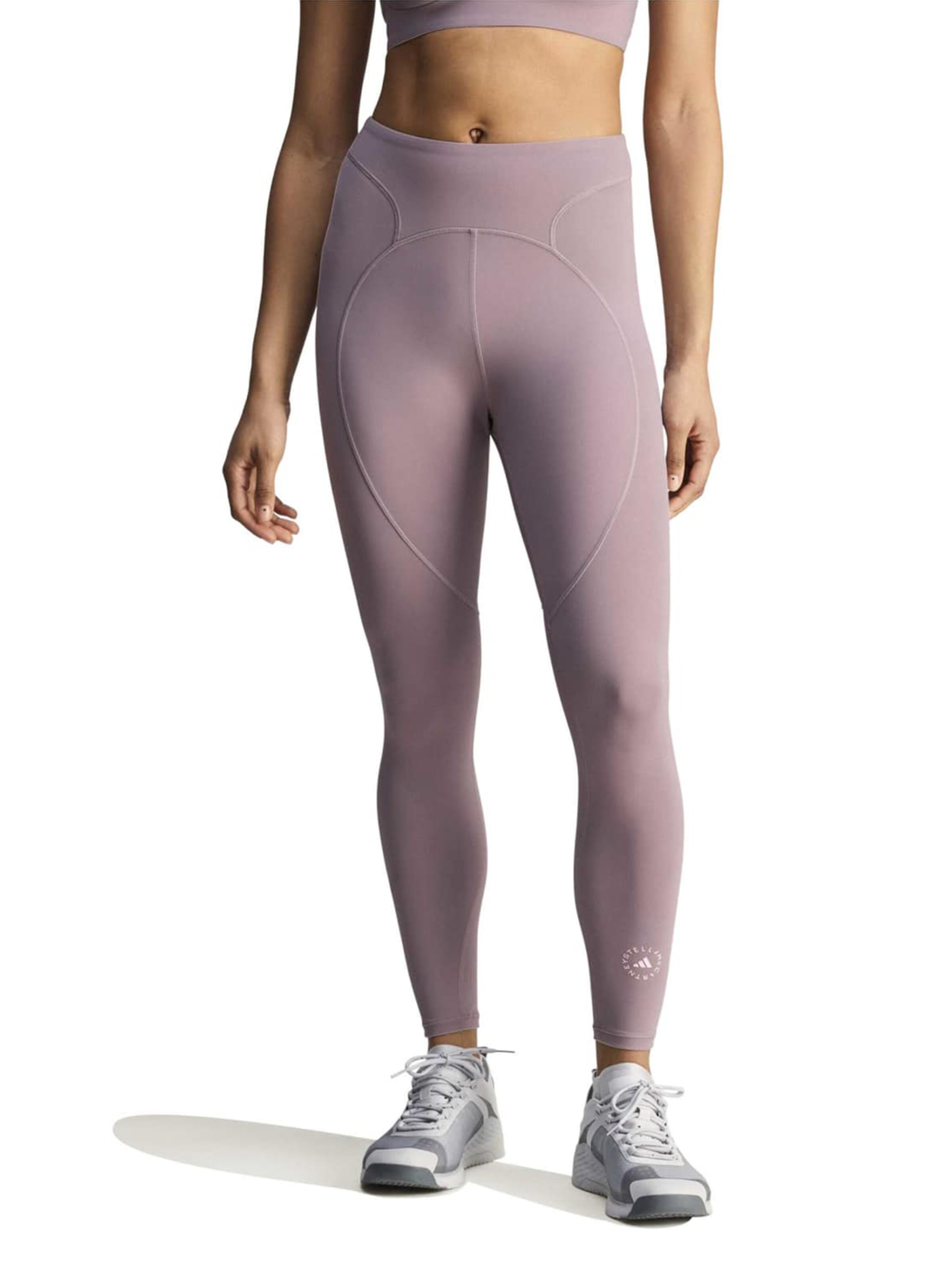 ADIDAS BY STELLA MCCARTNEY Skinny Sportbroek in Lila: voorkant