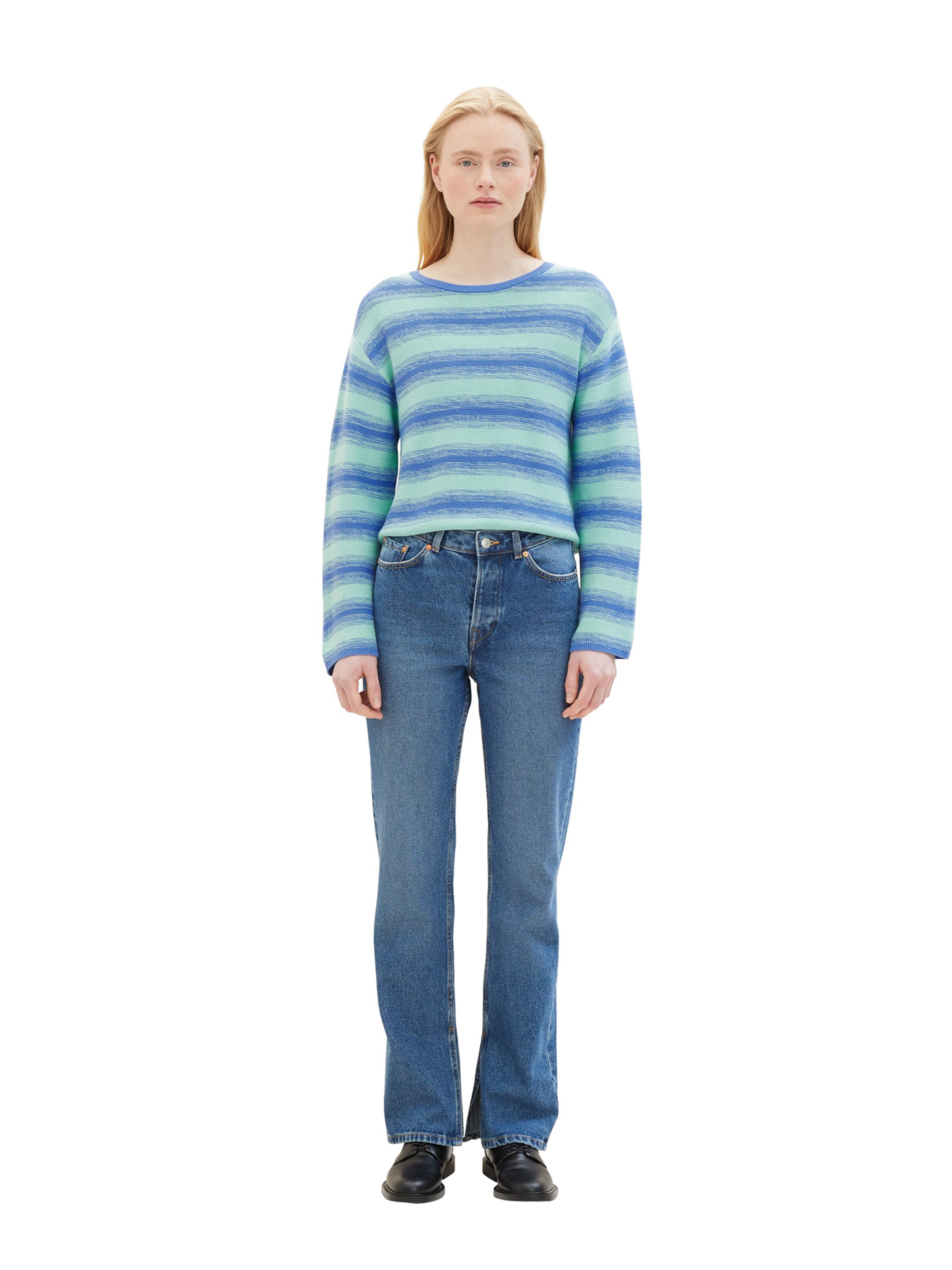 TOM TAILOR DENIM Pullover in Blau