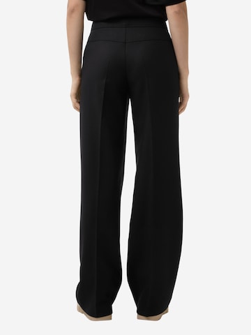 BOGNER Wide leg Trousers with creases 'Hermia' in Black