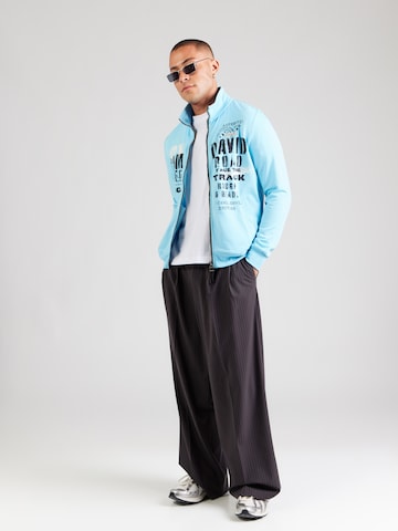 CAMP DAVID - Sudadera con cremallera en azul