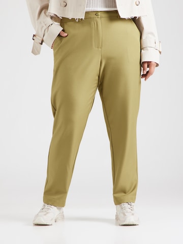 ONLY Carmakoma Normalny krój Chinosy 'CARTHEA' w kolorze żółty: przód