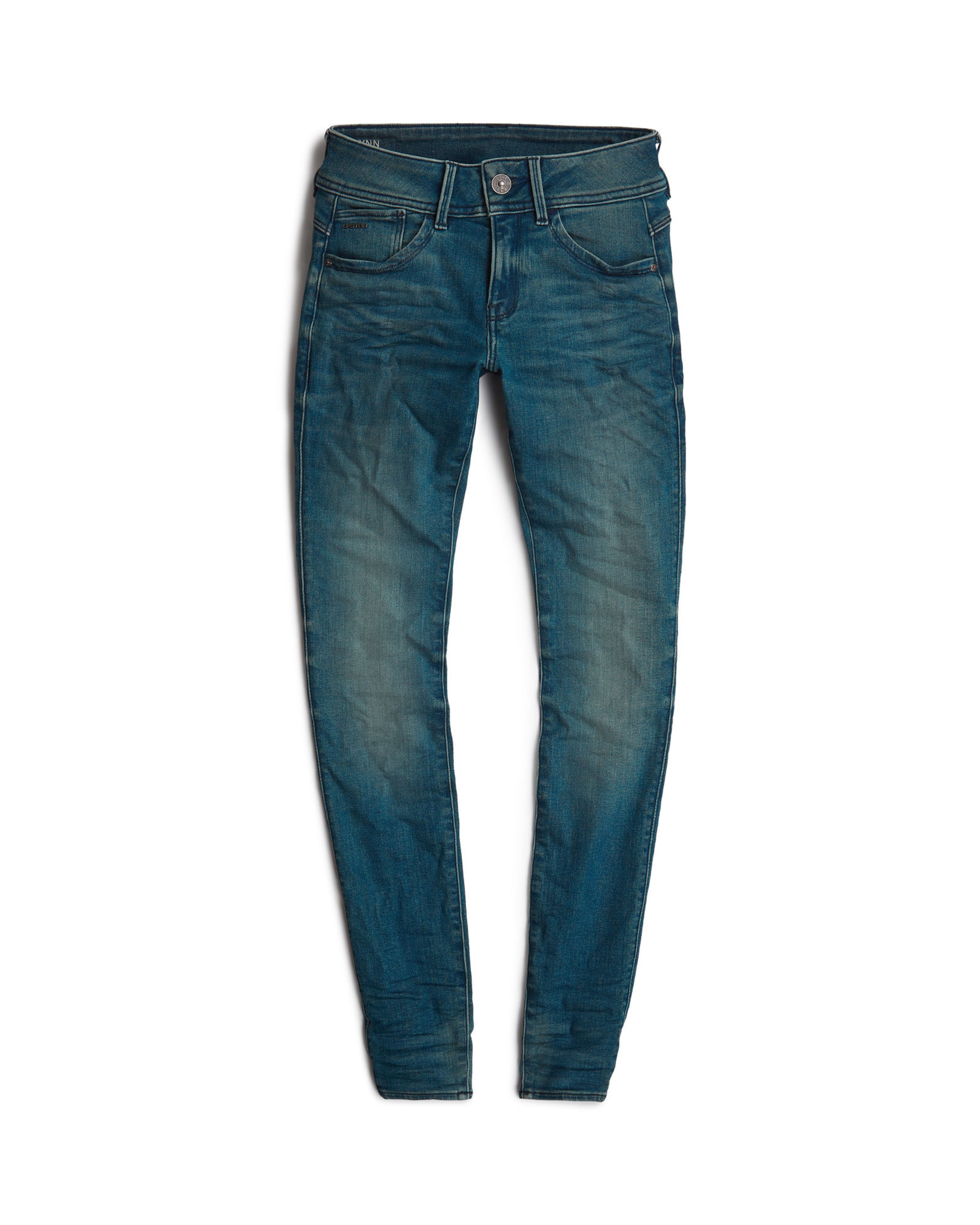 G-STAR Skinny Jeans in Blauw: voorkant