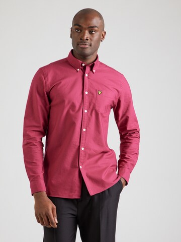 Regular fit Cămașă de la Lyle & Scott pe roșu: față