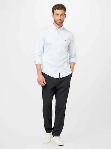 BOSS Regular Fit Hemd 'BIADO' in Blau