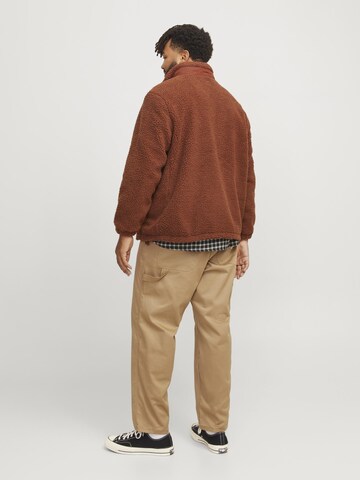 Veste en polaire Jack & Jones Plus en marron