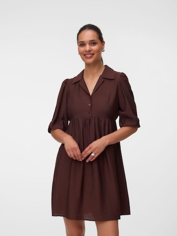 MAMALICIOUS - Vestido camisero 'MLSino' en marrón