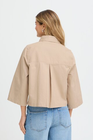 Fransa Blouse in Beige