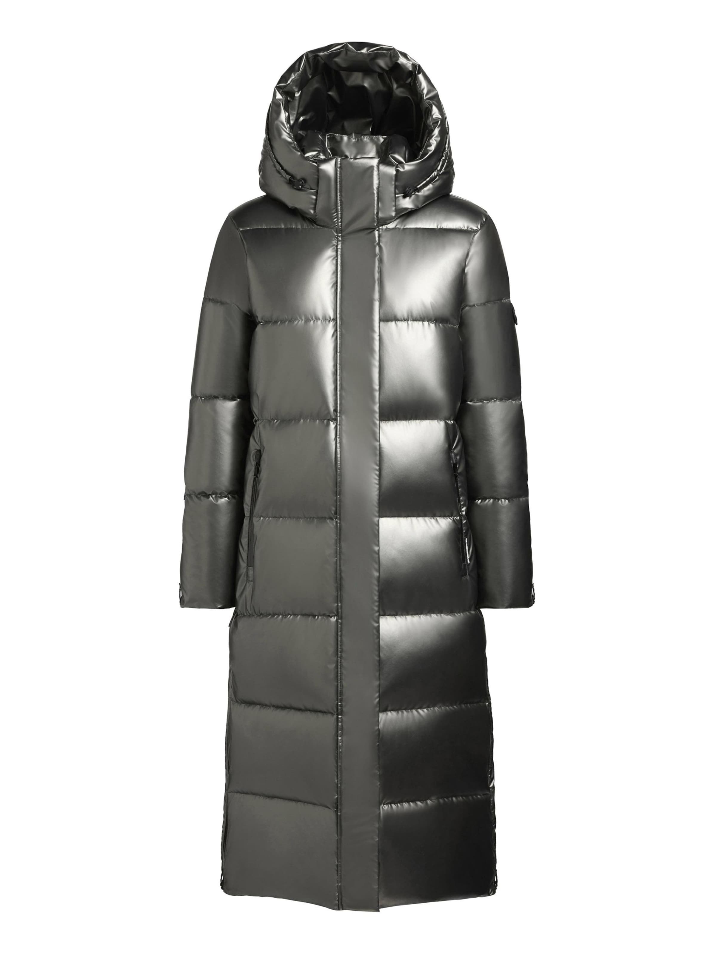 Palton de iarnă khujo pe gri argintiu, Vizualizare produs