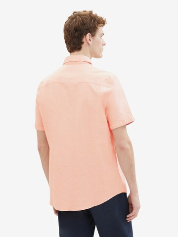 TOM TAILOR Regular fit Overhemd in Oranje