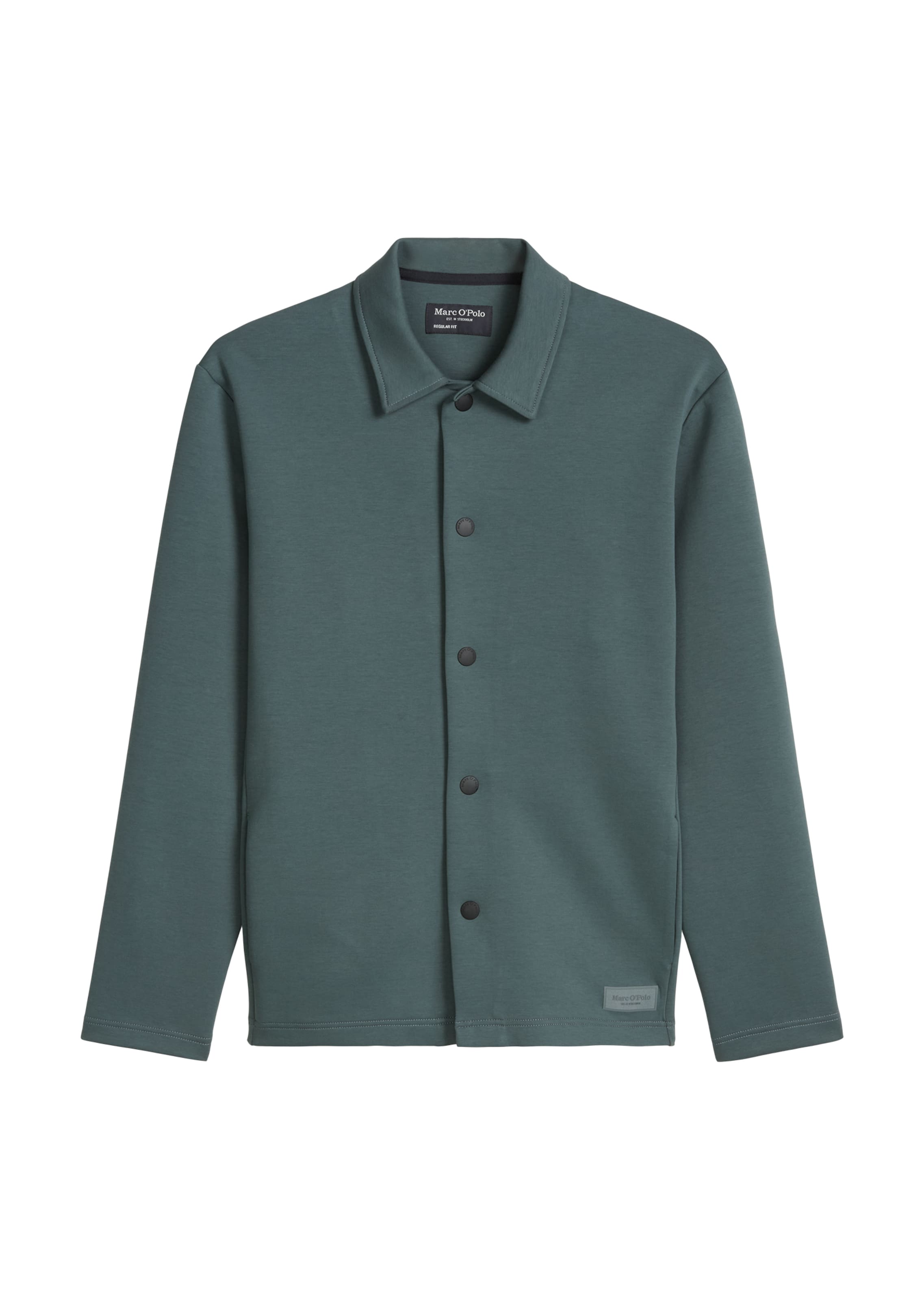 Marc O'Polo Sweatvest in Groen: voorkant