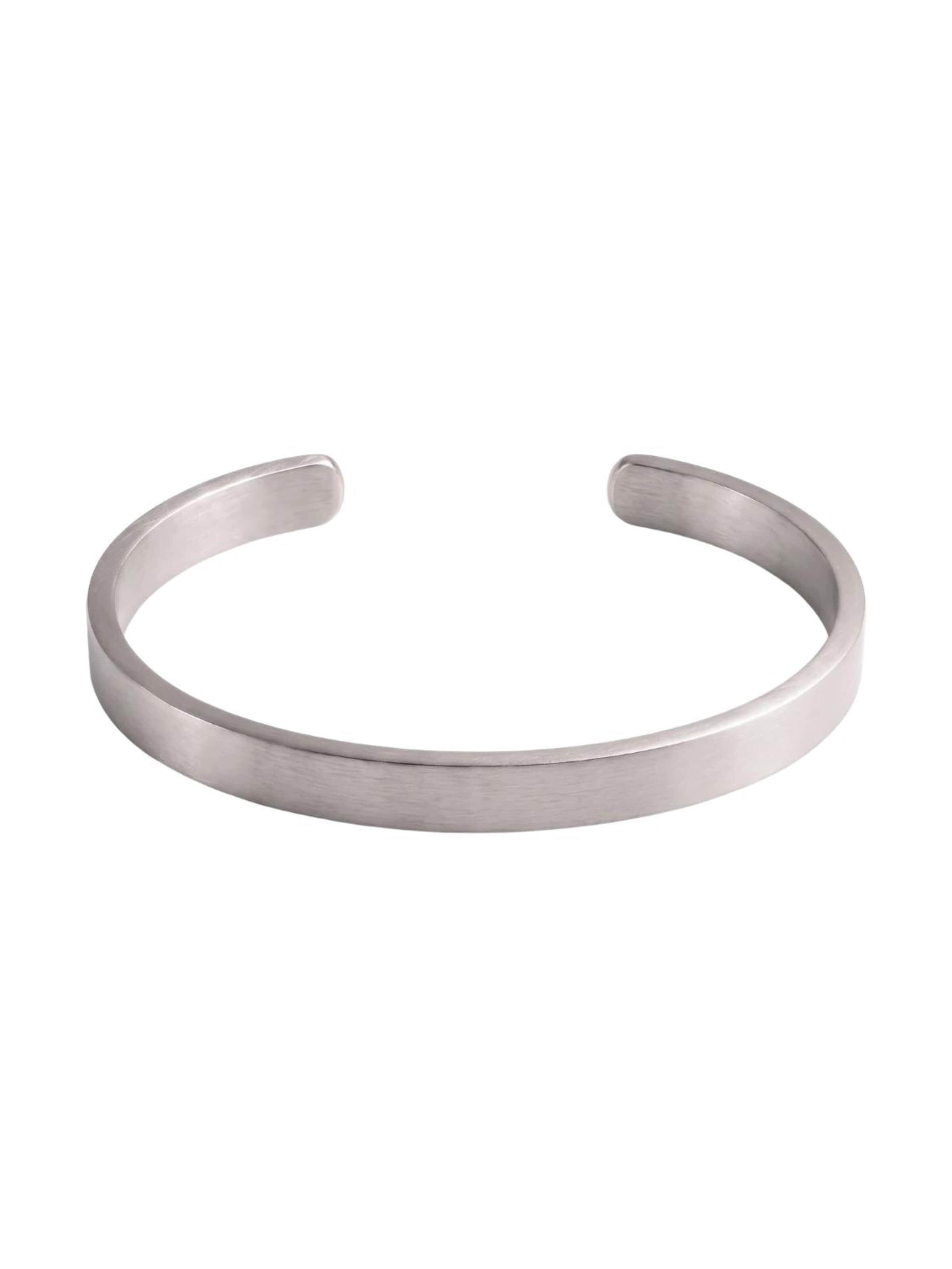 Eternal Armband 'Minimal' i silver: framsida