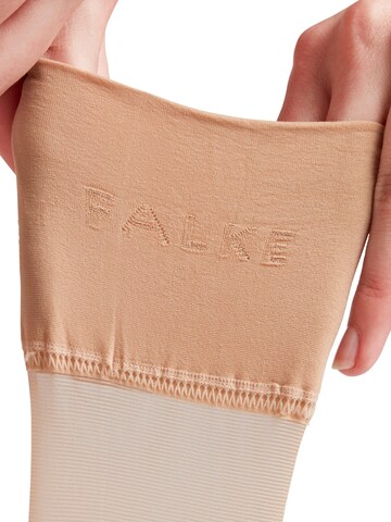 FALKE Knee High Socks 'Seidenglatt' in Beige