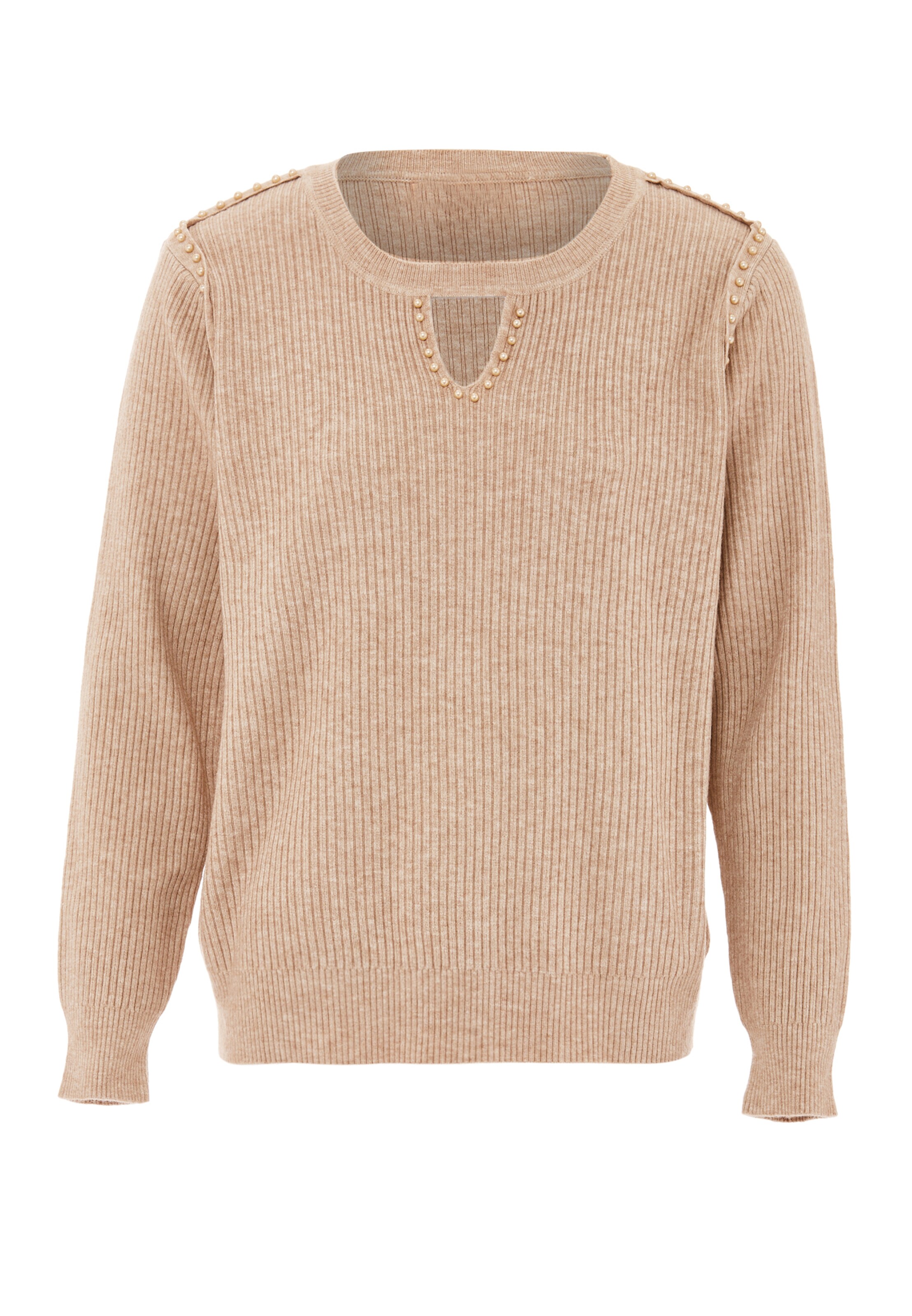 LEOMIA Sweater in Beige: front