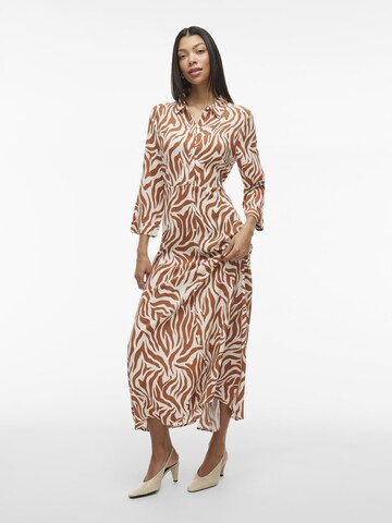 VILA Blousejurk in Bruin