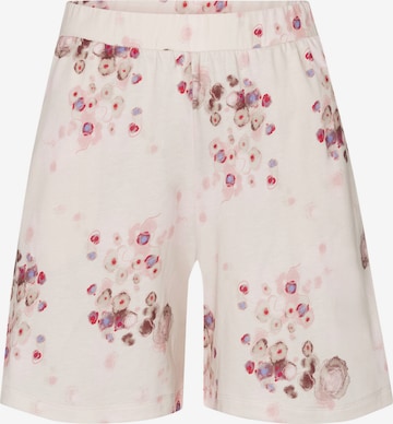 Hanro Pajama Pants ' Sleep & Lounge ' in Pink: front