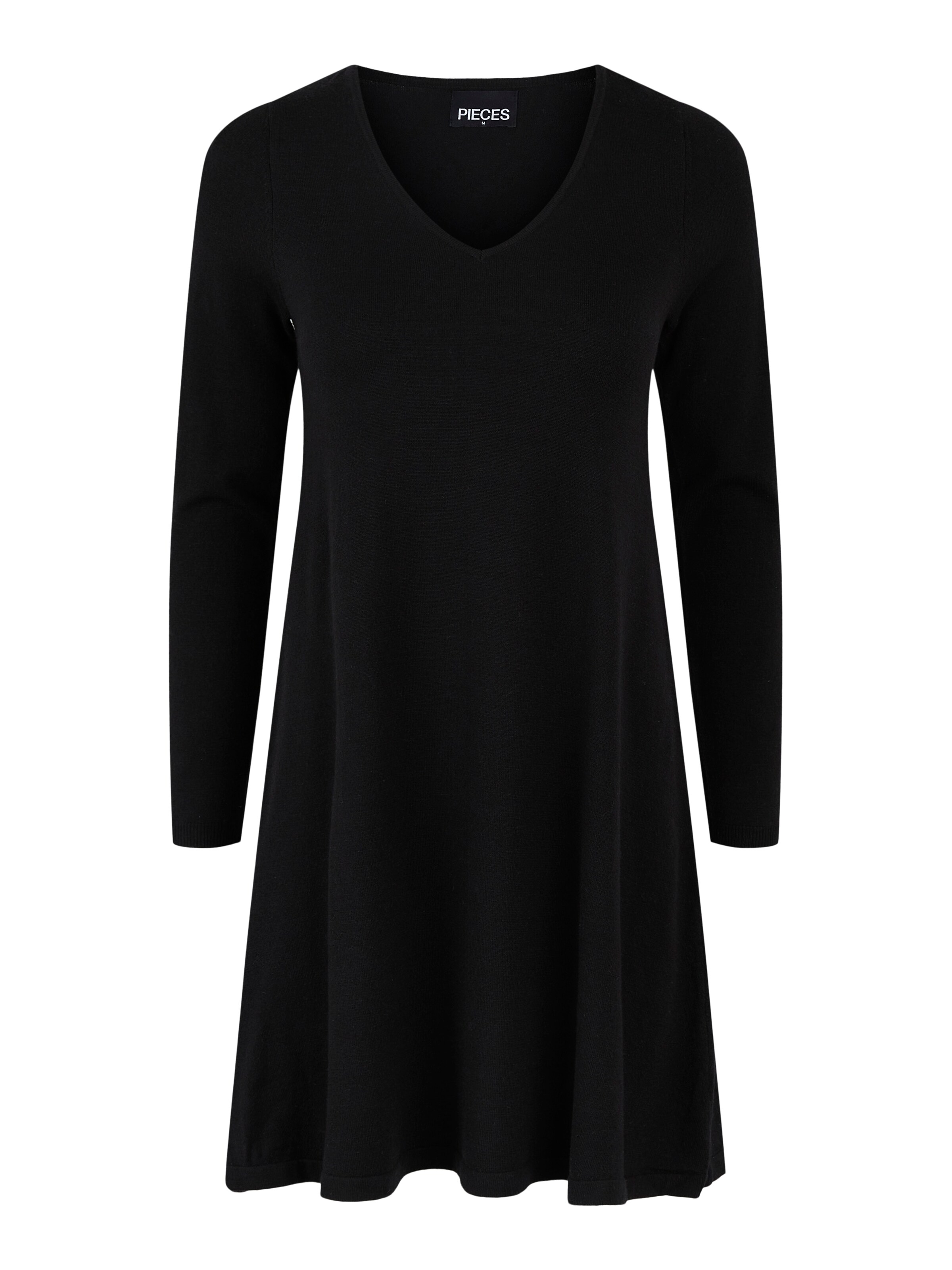 Femme Robes en maille Cenia Pieces Tall en Noir 