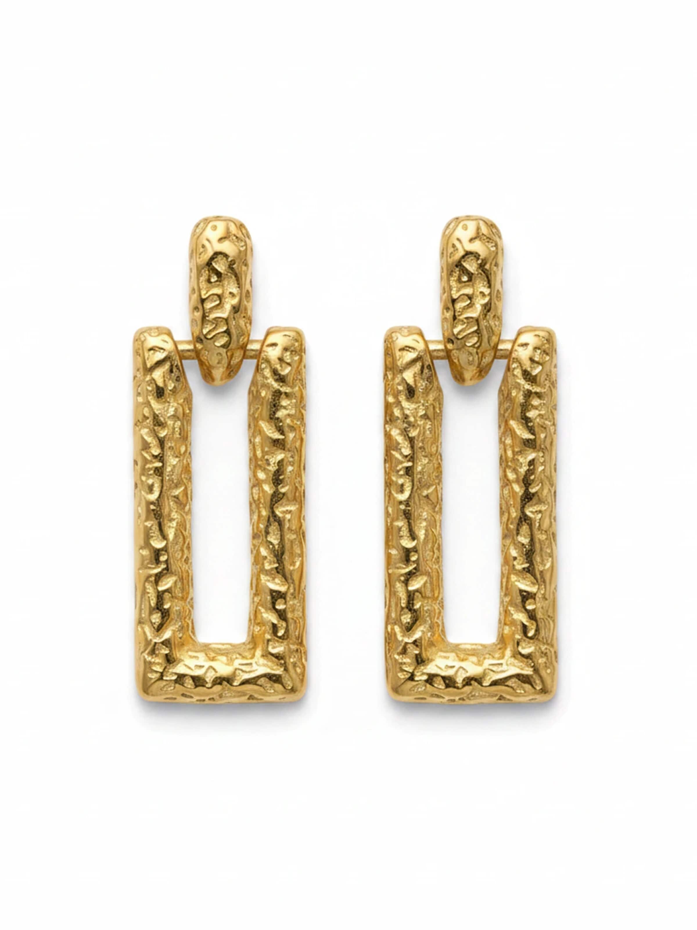ETNÉE Earrings 'Ragusa' in Gold: front