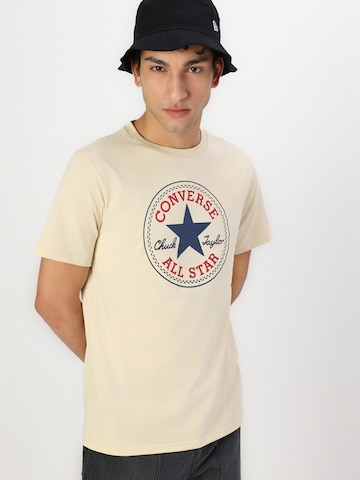 CONVERSE Tričko 'Chuck Taylor All Star' – béžová