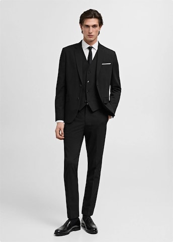 MANGO MAN Weste 'Paris' in Schwarz