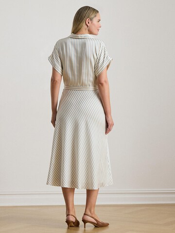 Lauren Ralph Lauren Plus Šaty – béžová