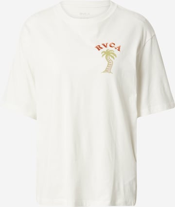 RVCA Tričko 'PALM' - biela: predná strana