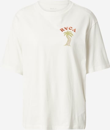 RVCA - Camiseta 'PALM' en blanco: frente