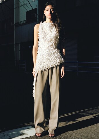 MANGO Regular Pants 'Aures' in Grey