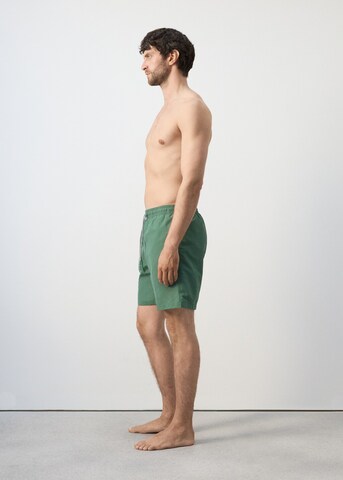 MANGO MAN Board Shorts 'Liso' in Green