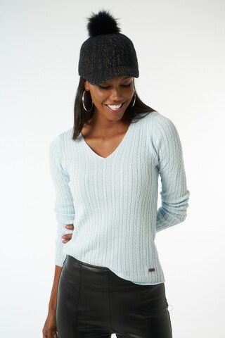 Jimmy Sanders Pullover in Blau: predná strana