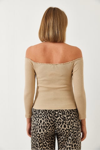 Bianco Lucci Shirt in Beige