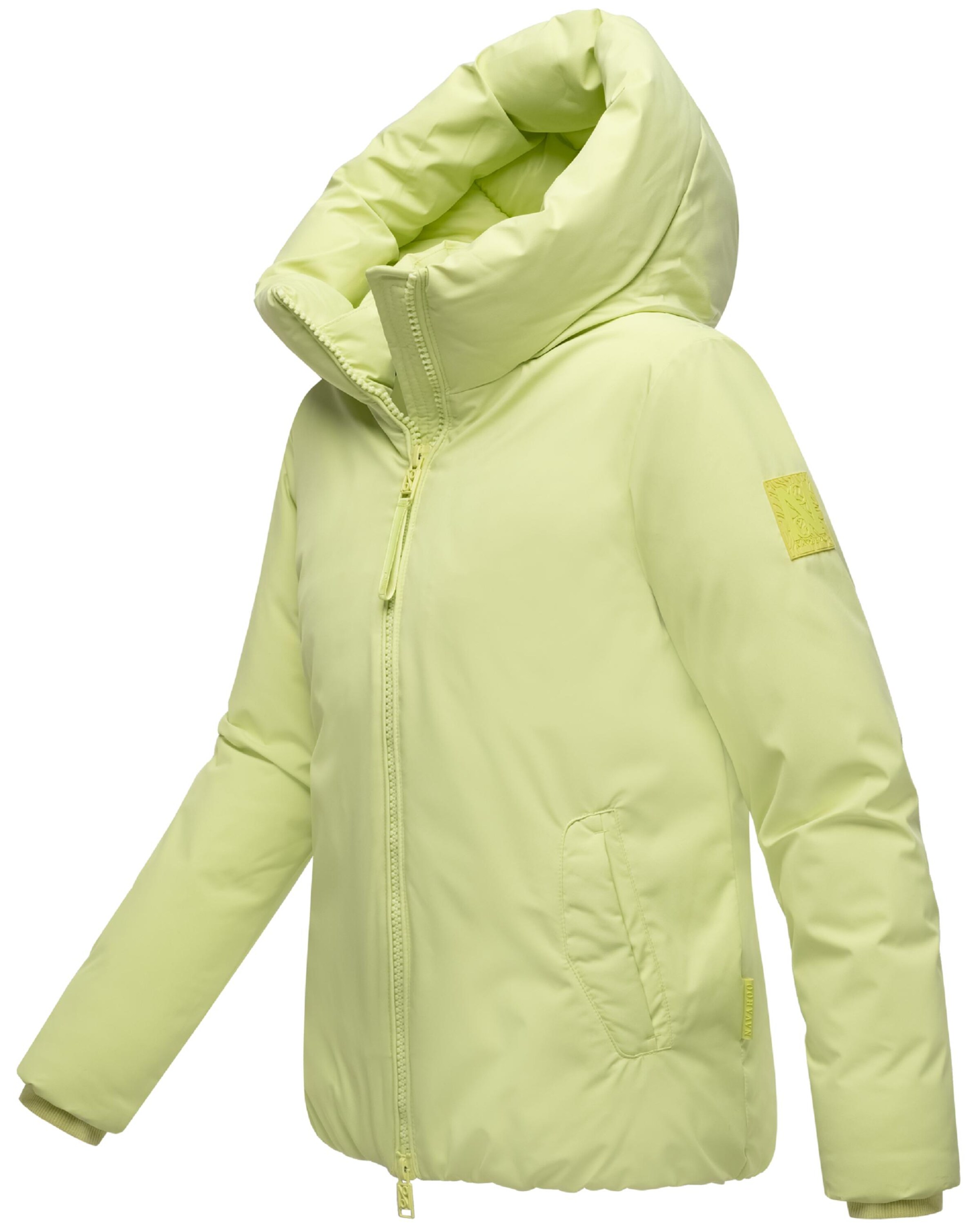 NAVAHOO Vinterjakke 'Blütenlicht 14' i grøn