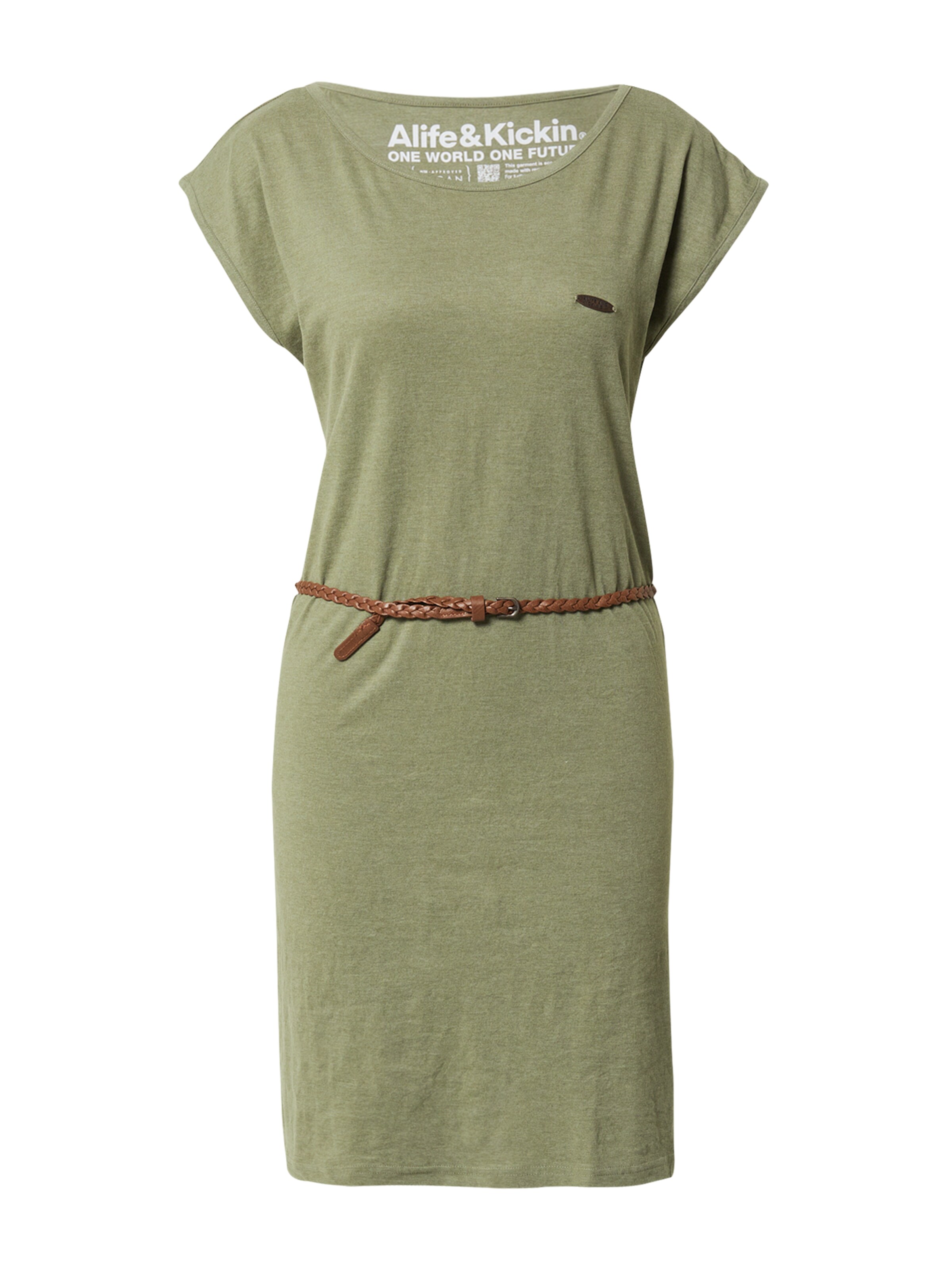 Rochie 'ElliAK' de la alife & kickin pe verde: față