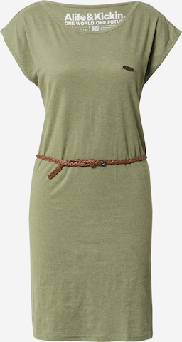 Alife and Kickin Summer Dress 'ElliAK' in Green: front