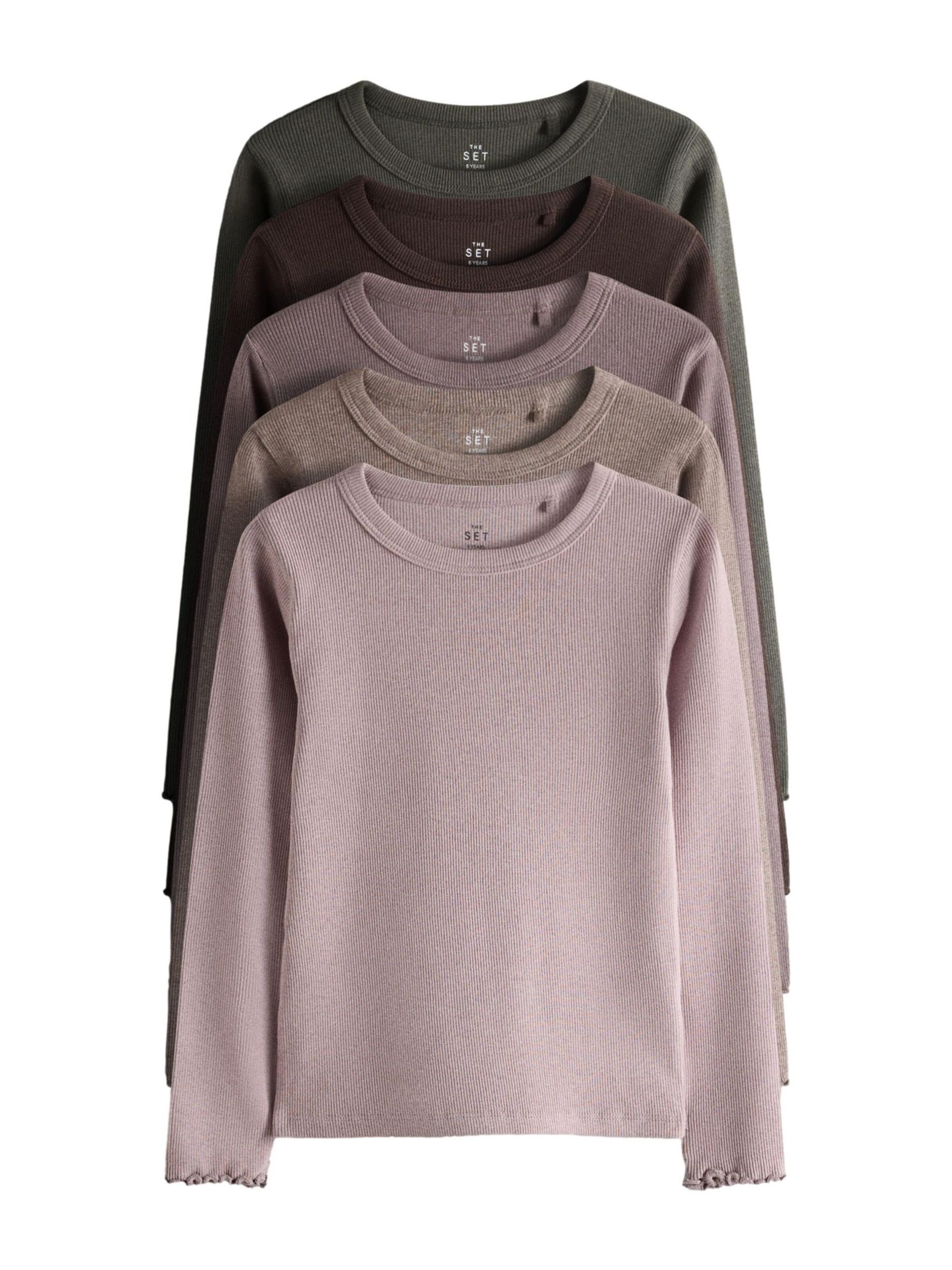 The Set Shirt in 98 in Chocolate / Taupe / Dark grey / Mauve / Dusky pink, Item view