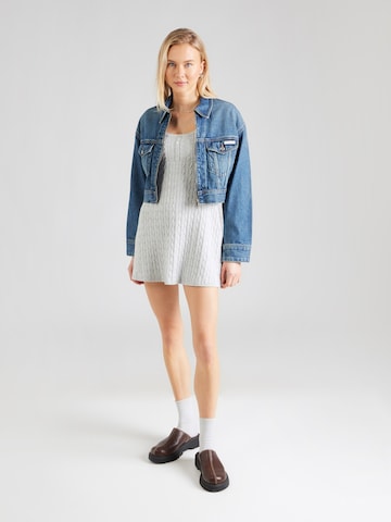 HOLLISTERPletena haljina - siva boja