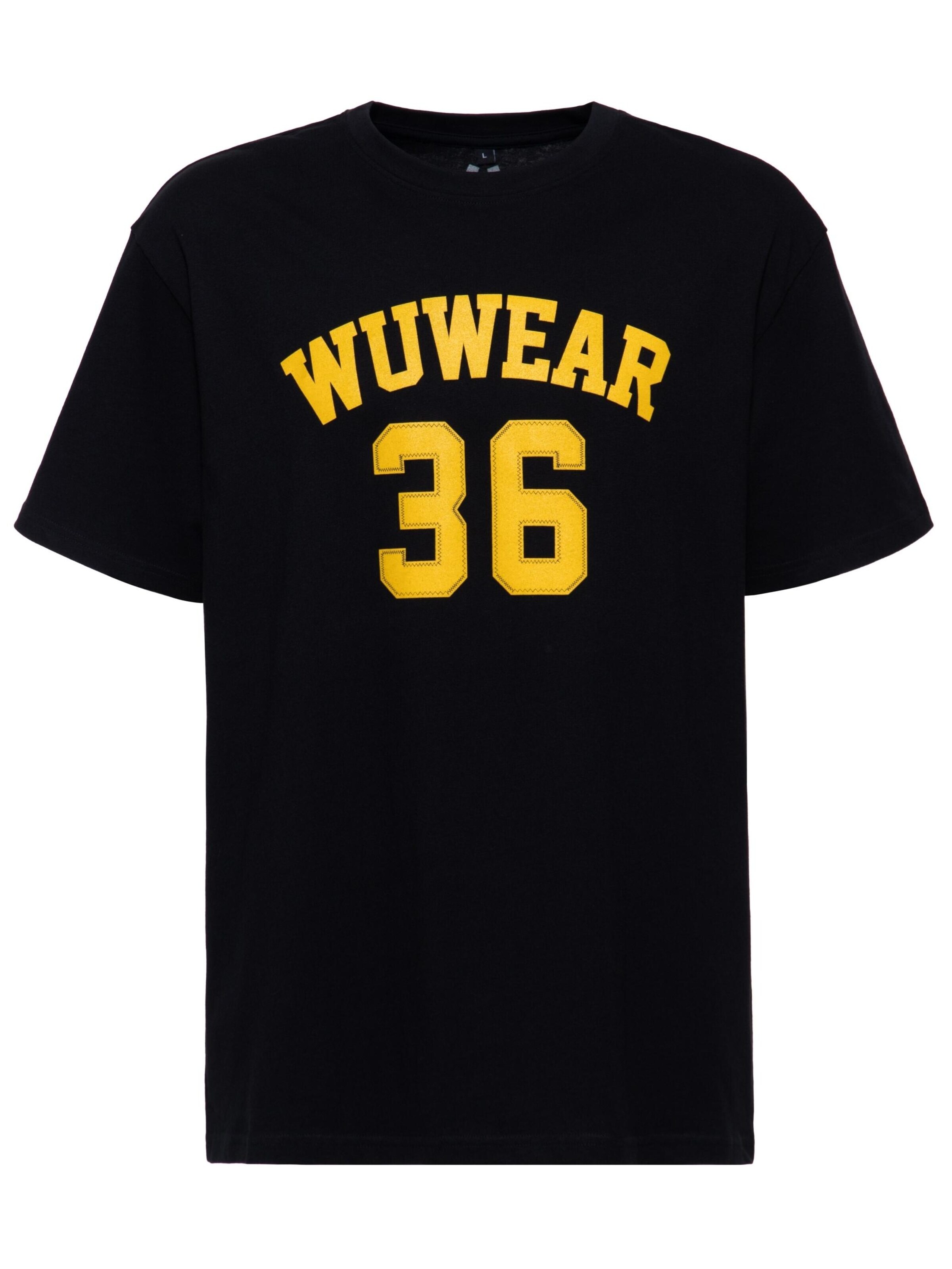 WU Wear Shirt in Black: front