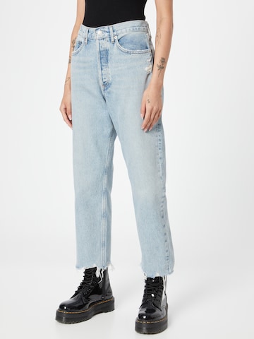AGOLDE Regular Jeans '90s Crop' in Blau: Vorderseite